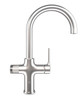 Triflow Hybrid Pro 4-in-1 Boiling Water Kitchen Mixer Tap - Stainless Steel