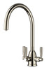 Triflow Original Whitehall C Spout Filter Kitchen Tap - Nickel