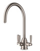 Triflow Original Whitehall C Spout Filter Kitchen Tap - Pewter
