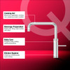 Quooker Fusion Square Boiling Water Chrome Tap with Tank