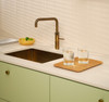 Quooker Fusion Square Boiling Water Patinated Brass Tap with Tank