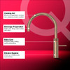 Quooker Fusion Round Boiling Water Patinated Brass Tap with Tank
