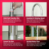 Quooker Nordic Round Boiling Water Chrome Tap with Tank