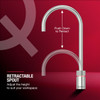 Quooker Nordic Round Boiling Water Stainless Steel Tap with Tank