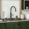 Quooker Classic Fusion Round Boiling Water Patinated Brass Tap with Tank