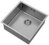 1810 HEXUNO10 400U Undermount/Inset Single Bowl Sink - Gunmetal