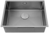 1810 HEXUNO10 500U Undermount/Inset Single Bowl Sink - Gunmetal