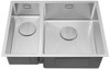 1810 HEXDUO10 180/340U BBR Undermount/Inset 1.5 Bowl Sink
