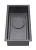 1810 AXIXUNO 190U Single Bowl Undermount Sink - Matte Black