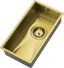 1810 AXIXUNO 210U Single Bowl Undermount Sink - Gold Brass