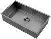 1810 AXIXUNO 700U Single Bowl Undermount Sink 16MM - Gunmetal