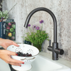 QETTLE Signature 4 in 1 Round Gunmetal Boiling Water Tap with 2L Tank