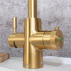 QETTLE Original 4 in 1 Square Gold Boiling Water Tap with 7L Tank