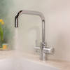 QETTLE Original 4 in 1 Square Chrome Boiling Water Tap with 4L Tank