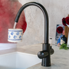 QETTLE Signature Classic 4 in 1 Round Black Boiling Water Tap with 4L Tank