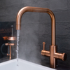 QETTLE Signature 4 in 1 Square Copper Boiling Water Tap with 2L Tank