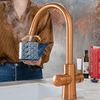 QETTLE Signature Classic 4 in 1 Round Copper Boiling Water Tap with 4L Tank