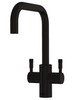 QETTLE Signature Modern Square Mixer Dual Lever Tap - Black