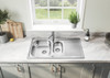 Rangemaster Linear 1.5 Bowl Inset Stainless Steel Kitchen Sink - Satin