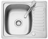 Rangemaster Compact Single Bowl Inset Stainless Steel Kitchen Sink - Satin