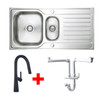 Austen & Co. Napoli with Riobel Ludik Kitchen Tap and Plumbing Kit