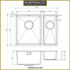 Austen & Co. Orla with Riobel Trattoria Round Spout Kitchen Tap and Plumbing Kit