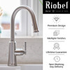 Austen & Co. Orla with Riobel Trattoria Round Spout Kitchen Tap and Plumbing Kit