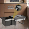 Austen & Co. 30L Built-In Hinged Cupboard Kitchen Bin - 2 Compartments