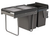 Austen & Co. 40L Pull Out Cupboard Kitchen Bin - 2 Compartments