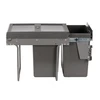 Austen & Co. 40L Pull Out Cupboard Kitchen Bin - 2 Compartments