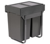 Austen & Co. 56L Built-In Hinged Cupboard Kitchen Bin - 2 Compartments