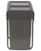Austen & Co. 30L Built-In Hinged Cupboard Kitchen Bin - 3 Compartments