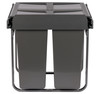 Austen & Co. 68L Built-In Hinged Cupboard Kitchen Bin - 4 Compartments
