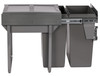 Austen & Co. 60L Pull Out Cupboard Kitchen Bin - 2 Compartments