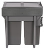 Austen & Co. 60L Pull Out Cupboard Kitchen Bin - 2 Compartments