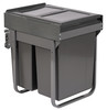 Austen & Co. 60L Pull Out Cupboard Kitchen Bin - 2 Compartments