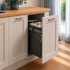 Austen & Co. 60L Pull Out Cupboard Kitchen Bin - 2 Compartments