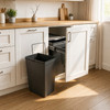 Austen & Co. 60L Pull Out Cupboard Kitchen Bin - 2 Compartments