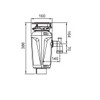 Franke 100 Waste Disposal Unit with Round Air Switch and Flange - Copper