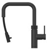 Quooker Flex Square Pull Out Boiling Water Black Tap with Tank