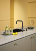Quooker Flex Square Pull Out Boiling Water Black Tap with Tank