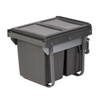 Austen & Co. 40L Built-In Pull Out Cupboard Kitchen Bin - 2 Compartments