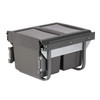 Austen & Co. 30L Built-In Hinged Cupboard Kitchen Bin - 2 Compartments