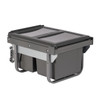 Austen & Co. 30L Built-In Hinged Cupboard Kitchen Bin - 2 Compartments