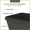 Austen & Co. 68L Built-In Pull Out Cupboard Kitchen Bin - 2 Compartments