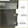 Austen & Co. 68L Built-In Pull Out Cupboard Kitchen Bin - 2 Compartments