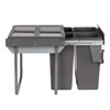 Austen & Co. 68L Built-In Pull Out Cupboard Kitchen Bin - 4 Compartments