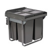 Austen & Co. 68L Built-In Pull Out Cupboard Kitchen Bin - 4 Compartments