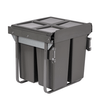 Austen & Co. 68L Built-In Pull Out Cupboard Kitchen Bin - 4 Compartments