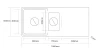 Caple Rello 1.5 Bowl with Right Hand Drainer Stainless Steel Kitchen Sink